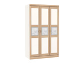 七彩童堡 原木风格 纯实木 环保健康 三门衣柜