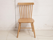 木之家 北欧风格 原木色 实木 餐椅 温莎椅