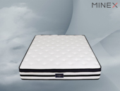 寐MINEX 乐享系列 进口天然乳胶 分区独立袋装弹簧 高密度回弹海绵 亲肤针织面料 28CM 1.8*2.0米床垫