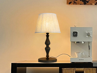 【包邮】 宋式美学风格 白蜡木+布艺灯罩 客厅卧室中古系列 实木LT8001-黑色-三色 黑色 台灯(含光源 E27)（内蒙古，新疆，西藏，青海，甘肃、宁夏等地区不包邮 运费请咨询客服)