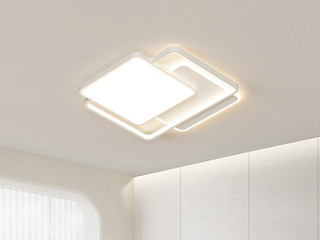 【包邮】 现代简约 铁+亚克力 客厅卧室系列 全屋套餐XY0268白-两室一厅-三色变光 白色 两室一厅(含光源 LED贴片)（内蒙古，新疆，西藏，青海，甘肃、宁夏等地区不包邮 运费请咨询客服）