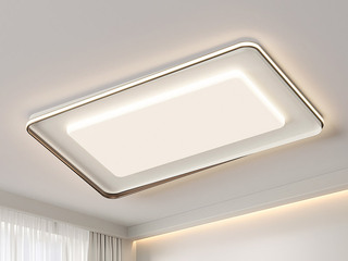 【包邮】 现代简约 铁+亚克力 客厅卧室系列 全屋套餐XY0229黑-两室两厅-离线语音+遥控 黑色 两室两厅(含光源 LED贴片)（内蒙古，新疆，西藏，青海，甘肃、宁夏等地区不包邮 运费请咨询客服）