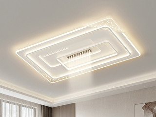 【包邮】 现代简约 铁+亚克力 客厅卧室系列 全屋套餐XY0226白-两室一厅-三色变光 白色 两室一厅(含光源 LED贴片)（内蒙古，新疆，西藏，青海，甘肃、宁夏等地区不包邮 运费请咨询客服）