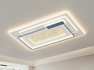 【包邮】 现代简约 铁+亚克力 客厅卧室系列 全屋套餐XY0220蓝-两室一厅-三色变光 蓝色 两室一厅(含光源 LED贴片)（内蒙古，新疆，西藏，青海，甘肃、宁夏等地区不包邮 运费请咨询客服）