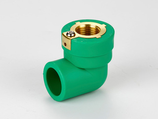 PP-R彩色水管 等电位内丝弯头 规格20*1/2 数量240个/箱 绿色