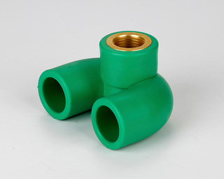 PP-R彩色水管 U型内螺纹弯头 规格25*1/2 数量96个/箱 绿色