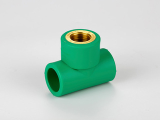 PP-R彩色水管 内螺纹三通 规格25*3/4 数量144个/箱 绿色