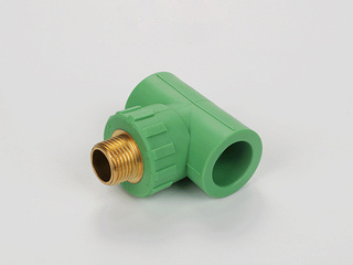 PP-R彩色水管 外螺纹三通 规格20*1/2 数量144个/箱 绿色