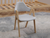 木之家北欧风格 原木色 餐椅