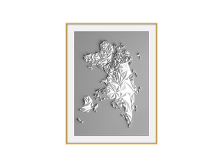  晶瓷+铝合金框 晶瓷画（摆场专用）