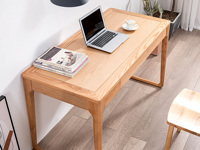 源木时光 北欧风格 北美进口白蜡木 原木色 1.35米 书桌