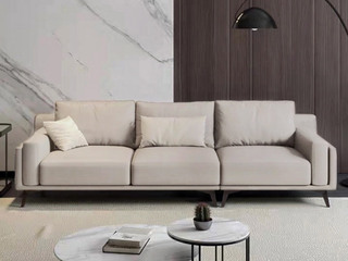  现代简约 真皮沙发 天然纹理 耐磨抗撕拉 实木框架 组合沙发